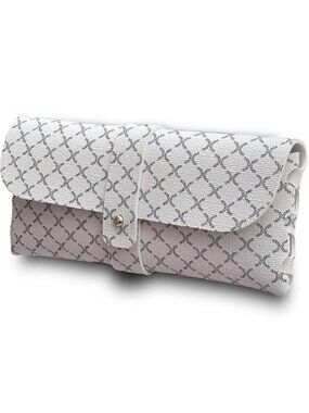 Fashion White and Black Glasses Case Protective Bag